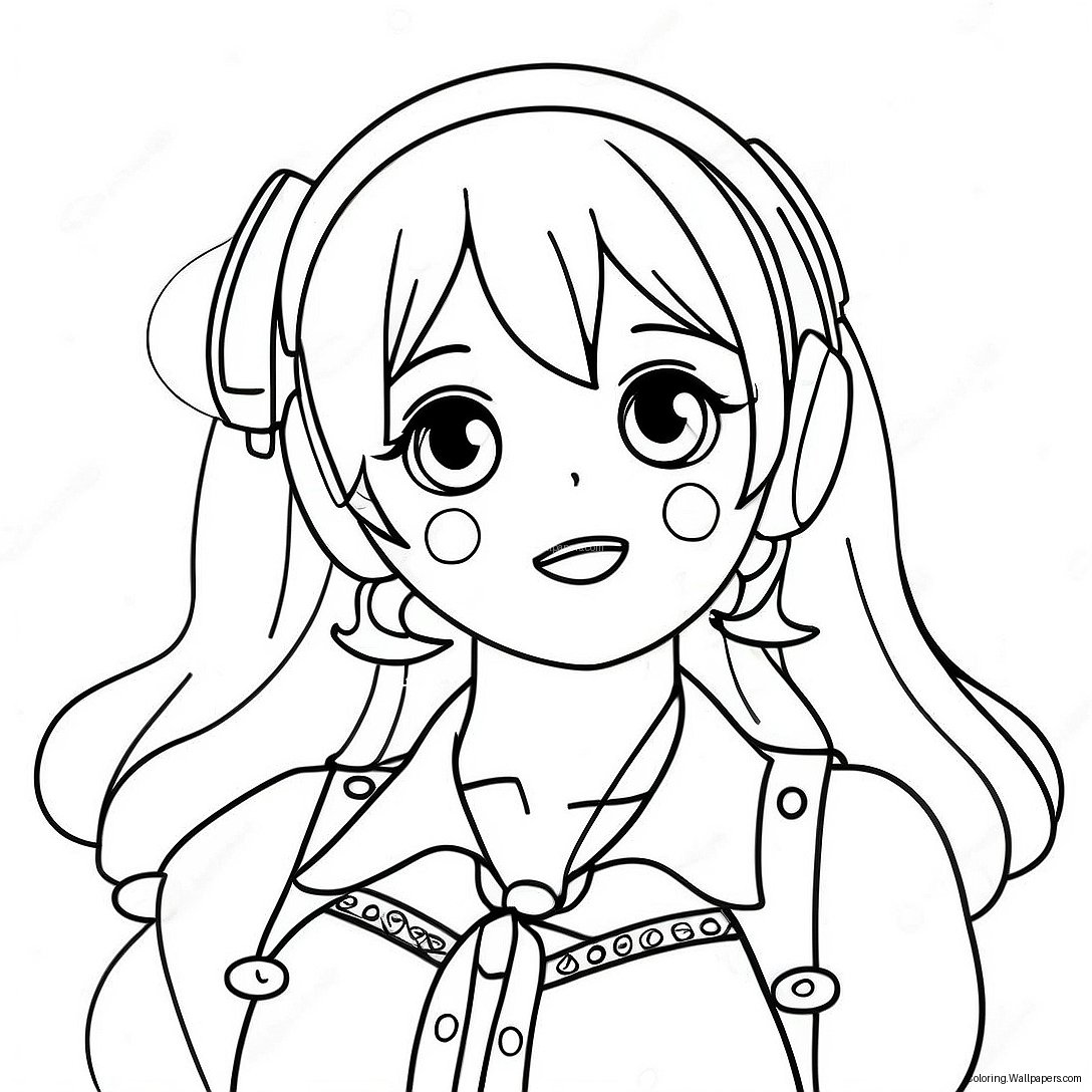 Vocaloid Coloring Page 26287