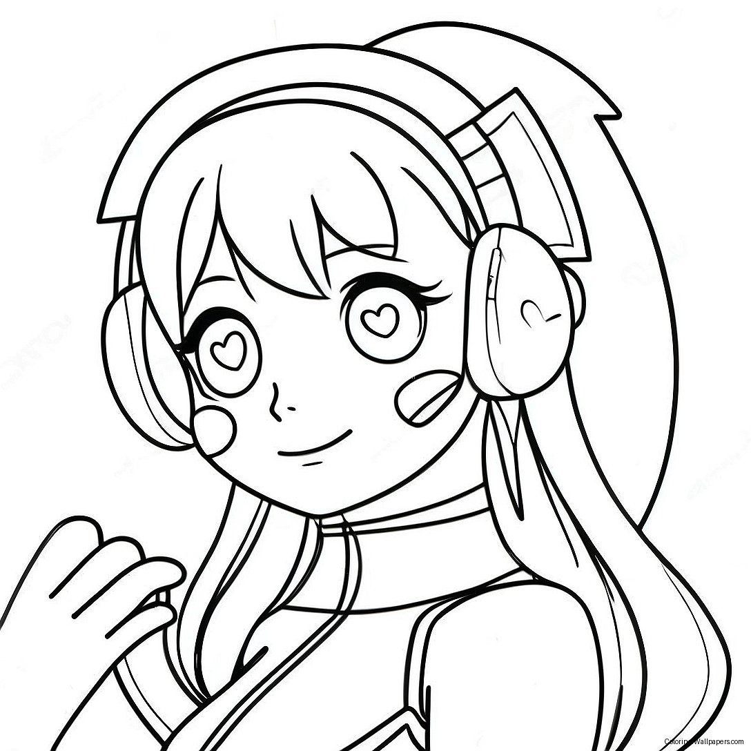 Vocaloid Coloring Page 26288