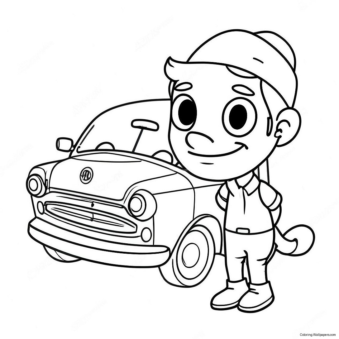 Wally Darling Adventure Coloring Page 16858