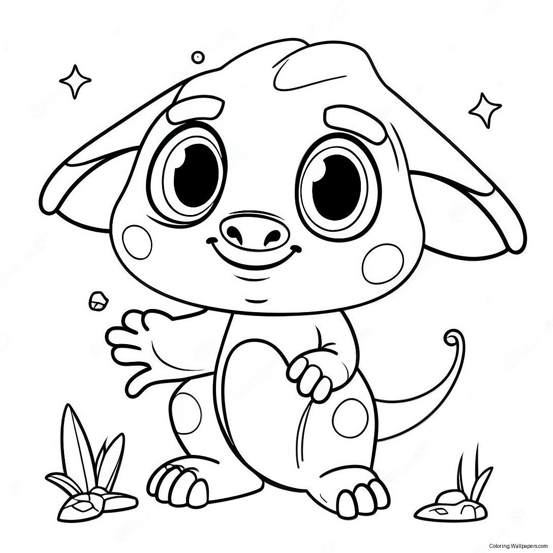 Wallykazam Magical Creatures Coloring Page 32314