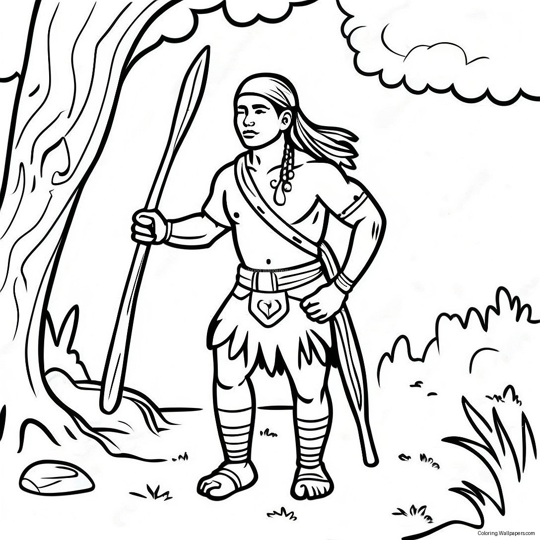 Page À Colorier Wampanoag 53542