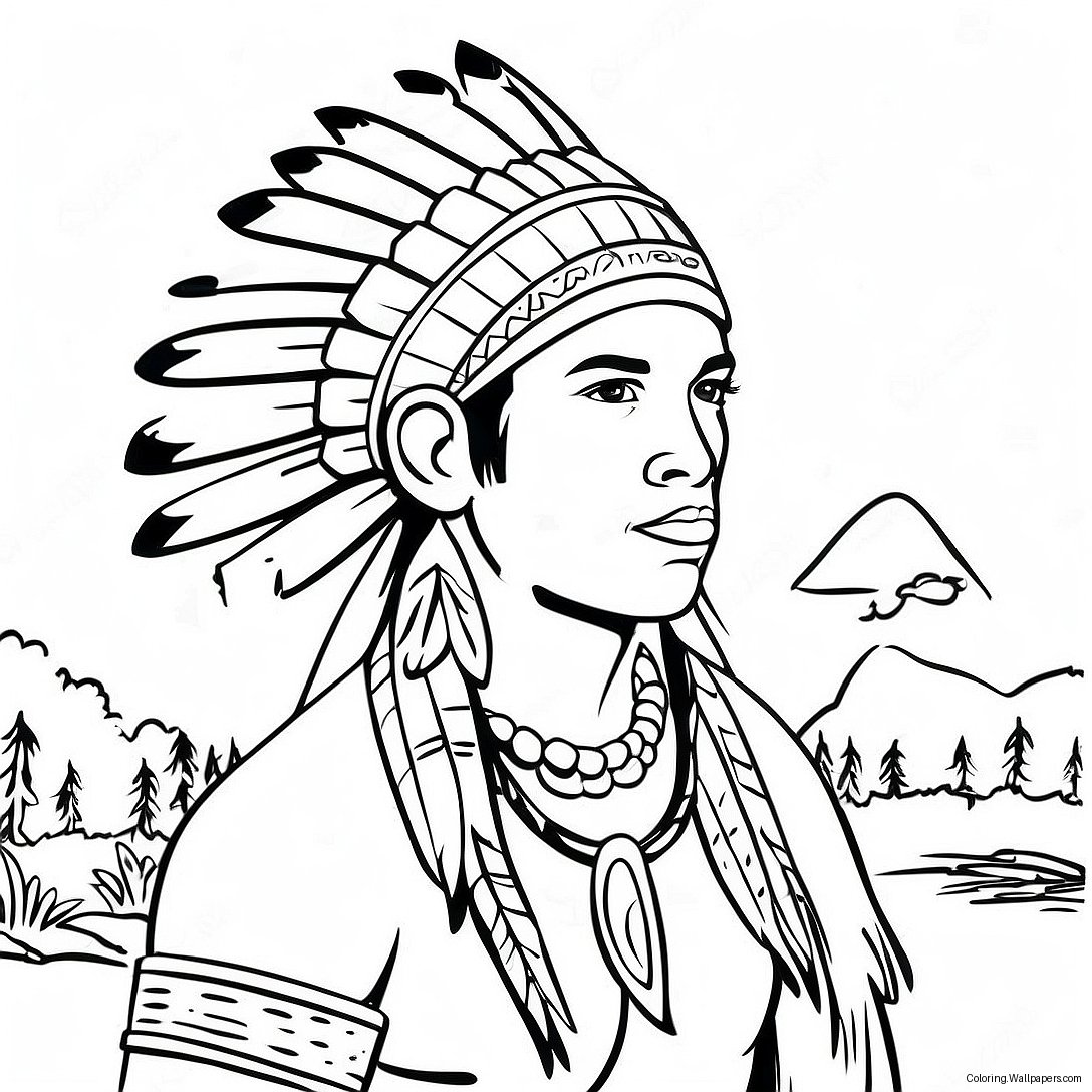 Página Para Colorir Wampanoag 53543