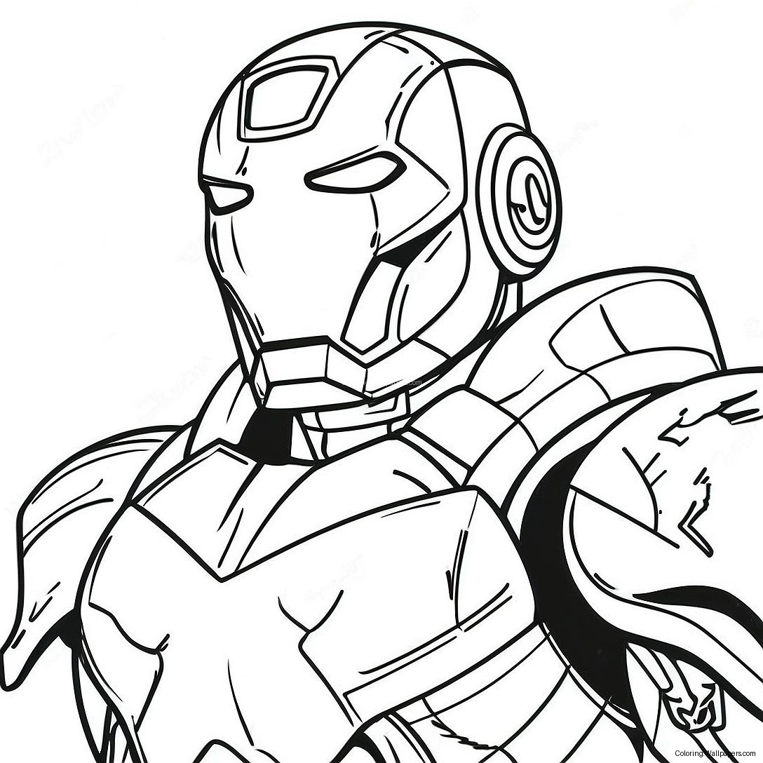 War Machine Coloring Page 19853