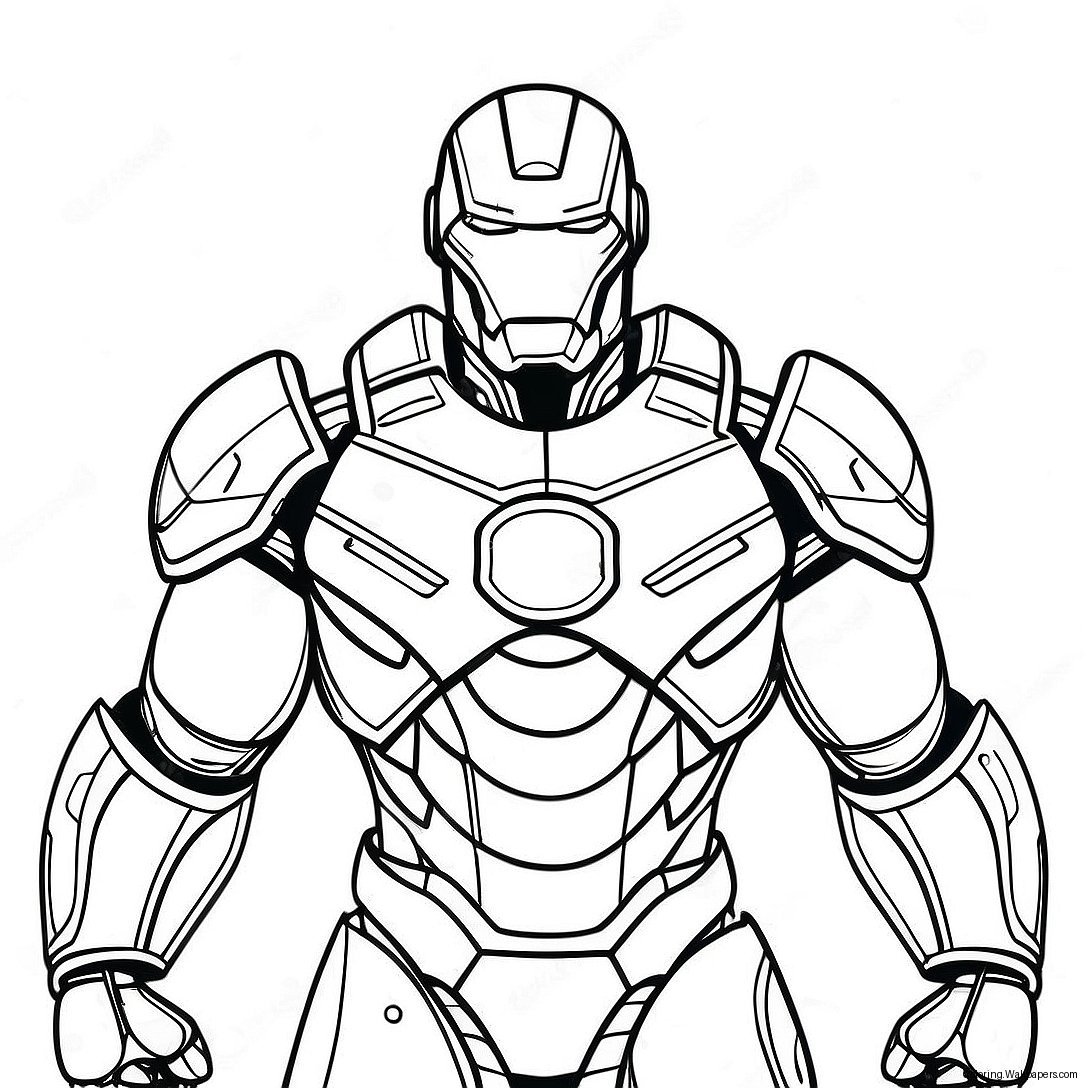 War Machine Coloring Page 19854