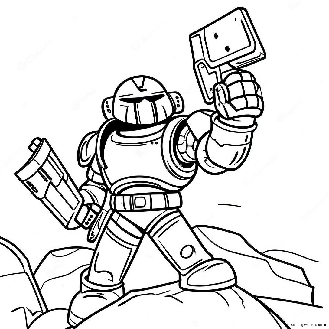 Warhammer 40k Coloring Page 18457