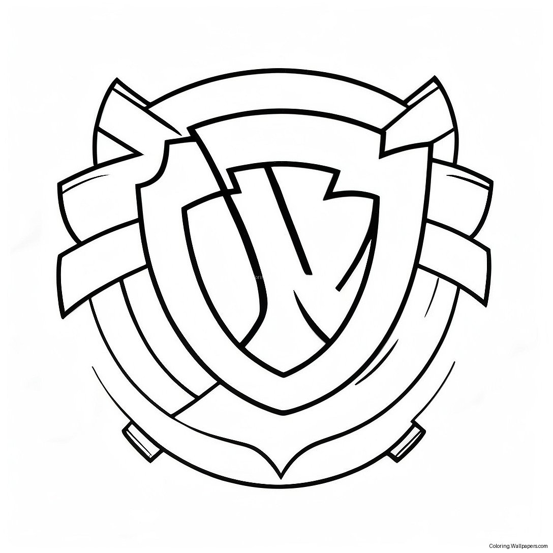 Warner Bros Logotyp Målarbild 27049