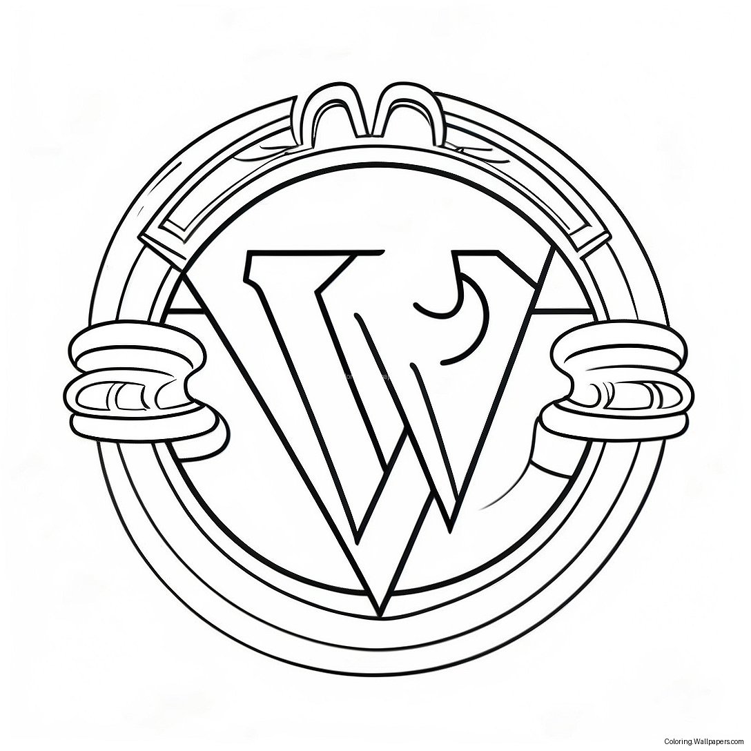 Pagina Da Colorare Logo Warner Bros 27050