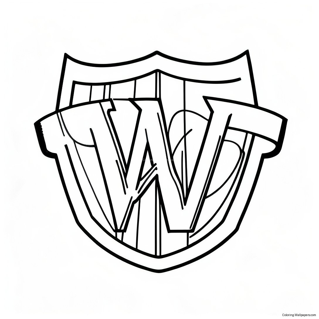 Warner Bros Logotyp Målarbild 27051