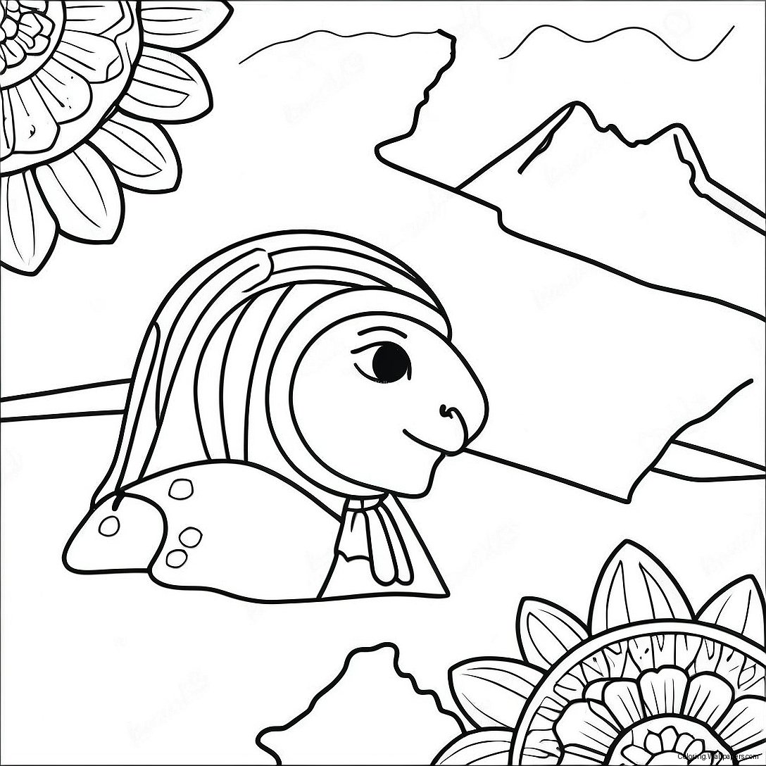 Washington State Outline Coloring Page 39181