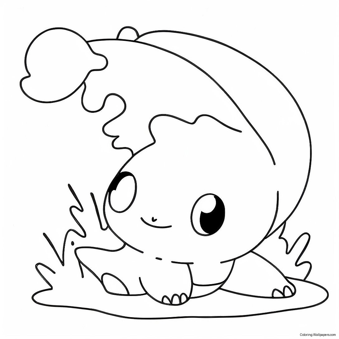 Página Para Colorear De Pokémon De Agua 21492