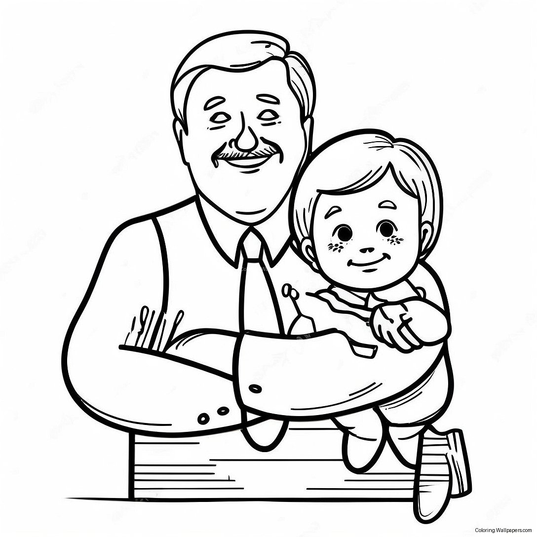 Welcome Home Daddy Coloring Page 31296