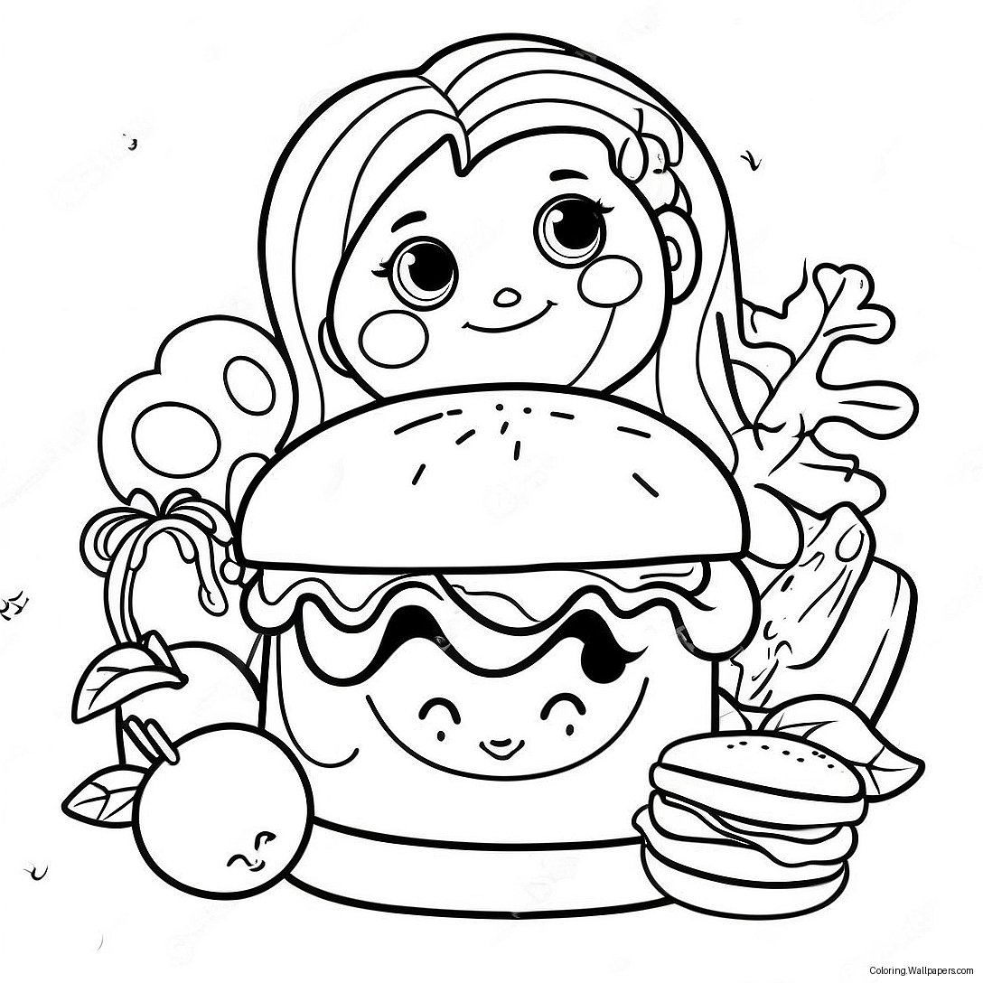 Pagina Da Colorare Del Happy Meal Di Wendy 43734