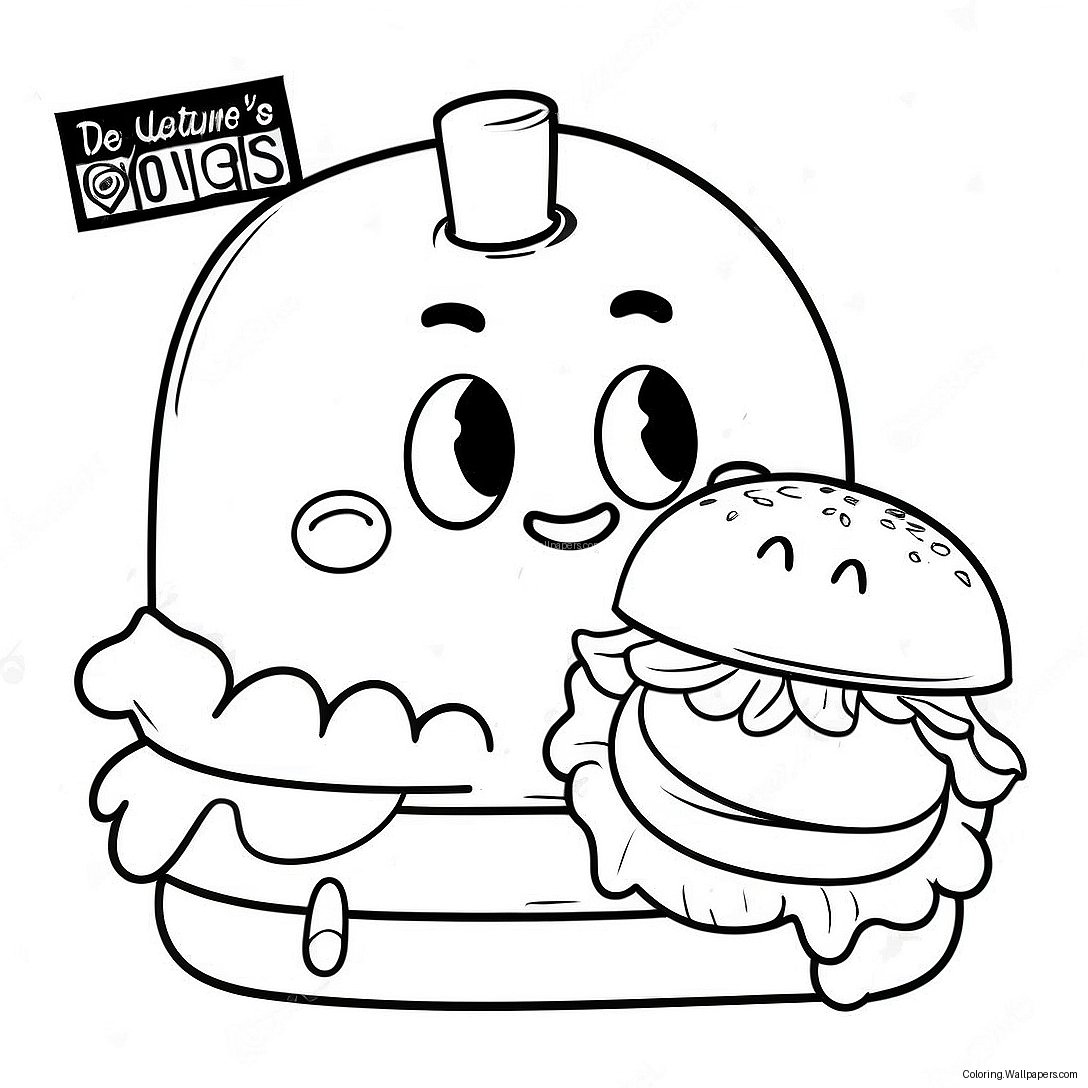 Pagina Da Colorare Del Happy Meal Di Wendy 43736