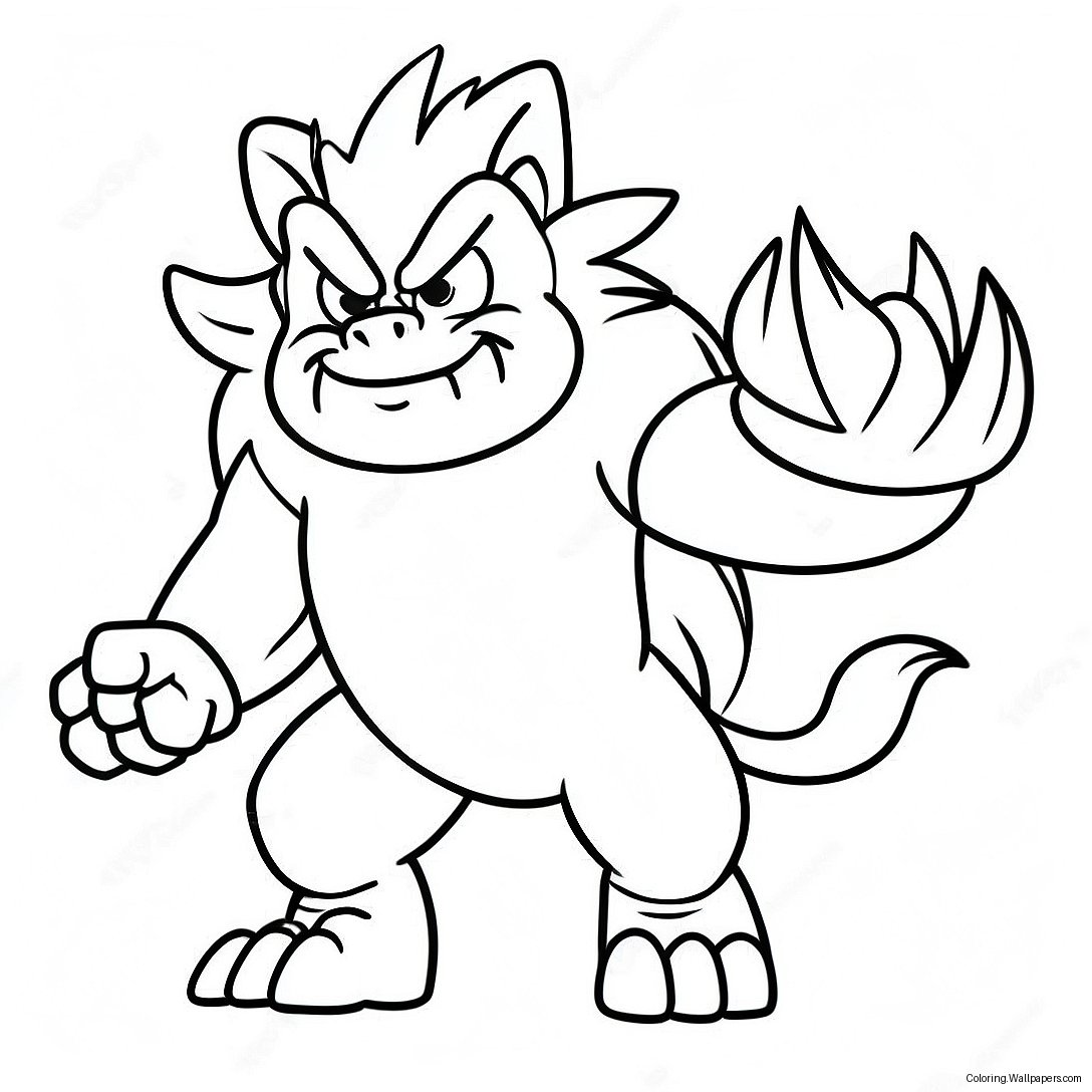 Werehog Coloring Page 48261