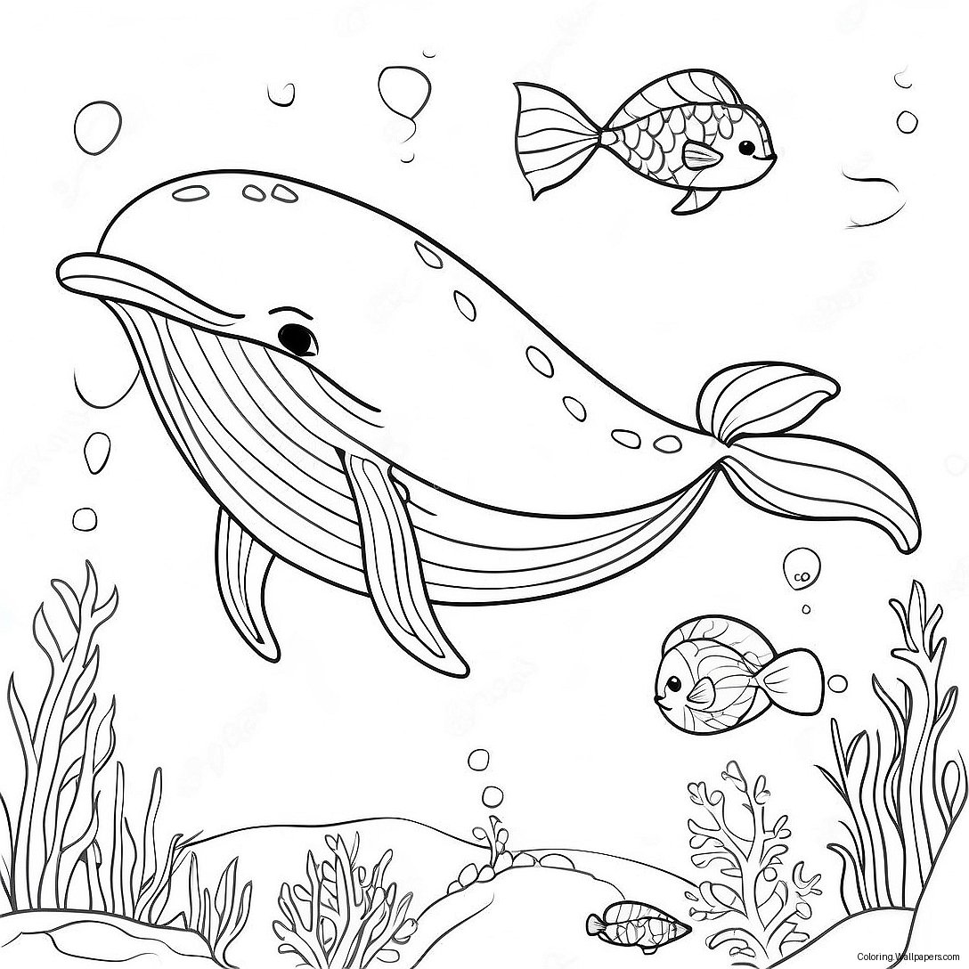 Page À Colorier Baleine 40093