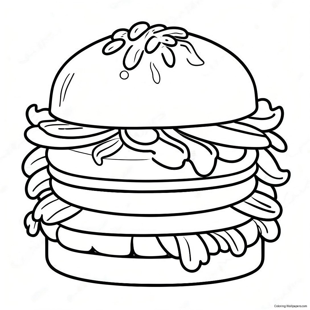 Whataburger Logo Coloring Page 54751