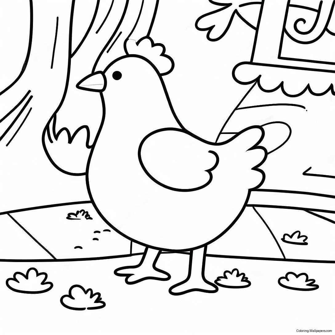 Page À Colorier Où Est Chicky 29294