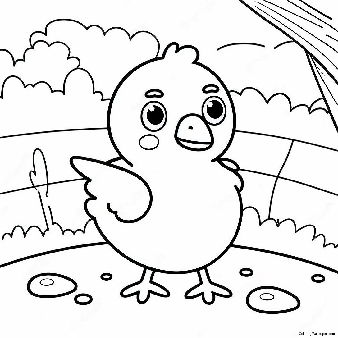 Where's Chicky Coloring Page 29295