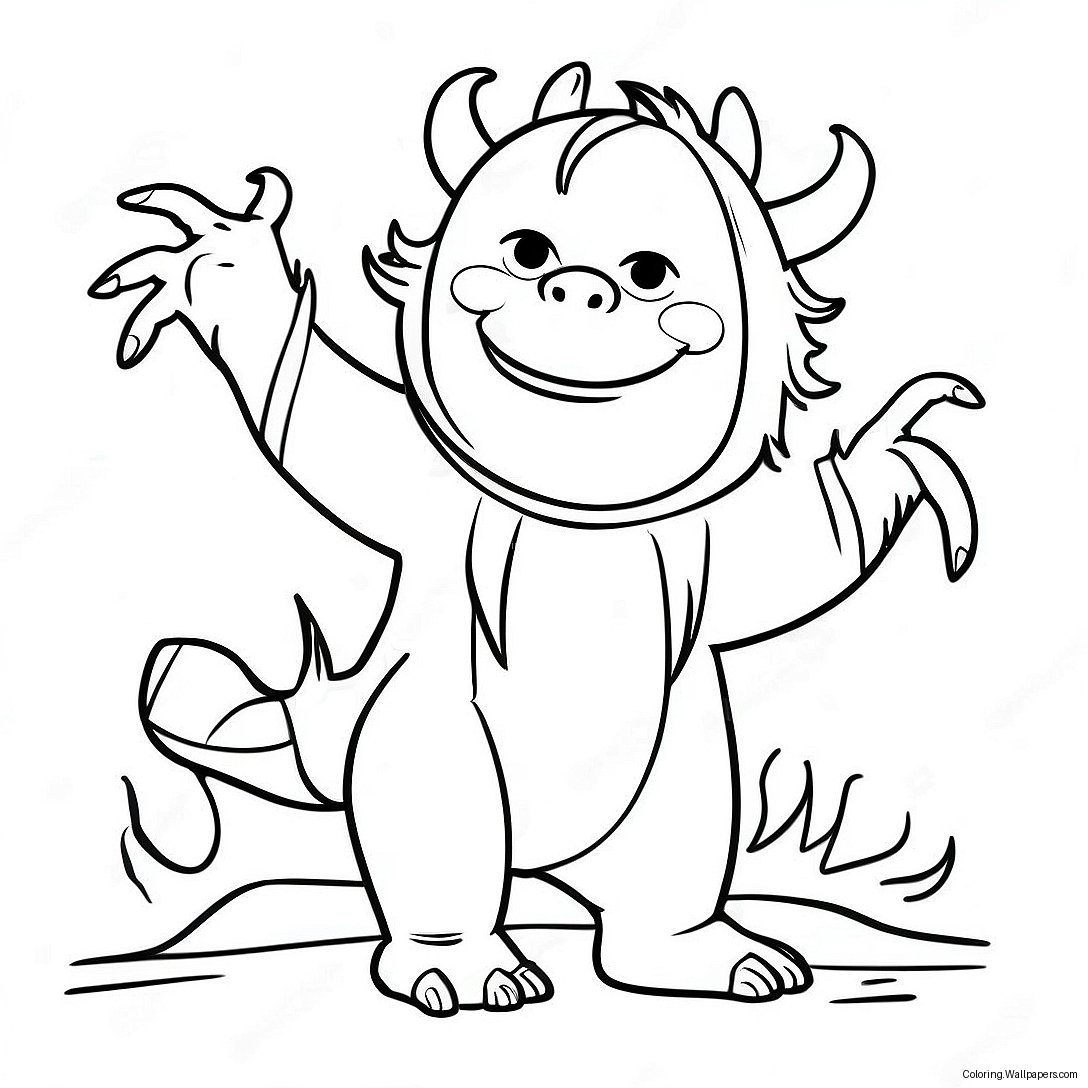 Where The Wild Things Are Coloring Page 13653