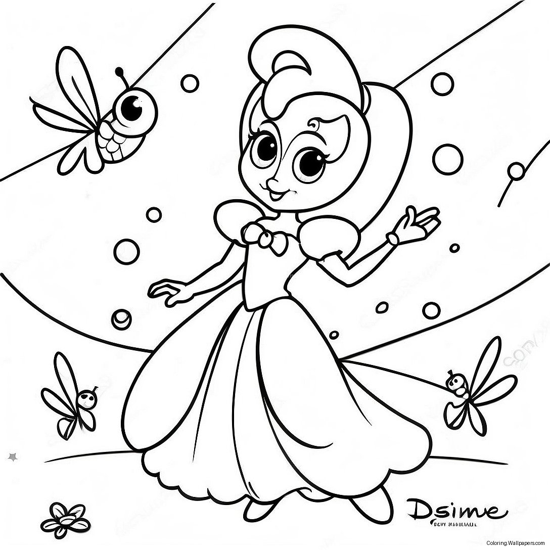 Whimsical Disney Character Quote Coloring Page 45537