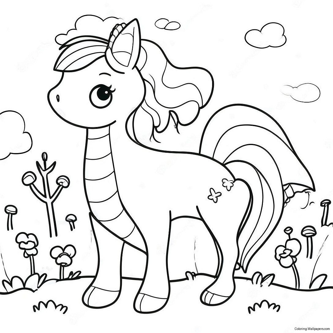 Whimsical Fantasy Alternative Coloring Page 52608