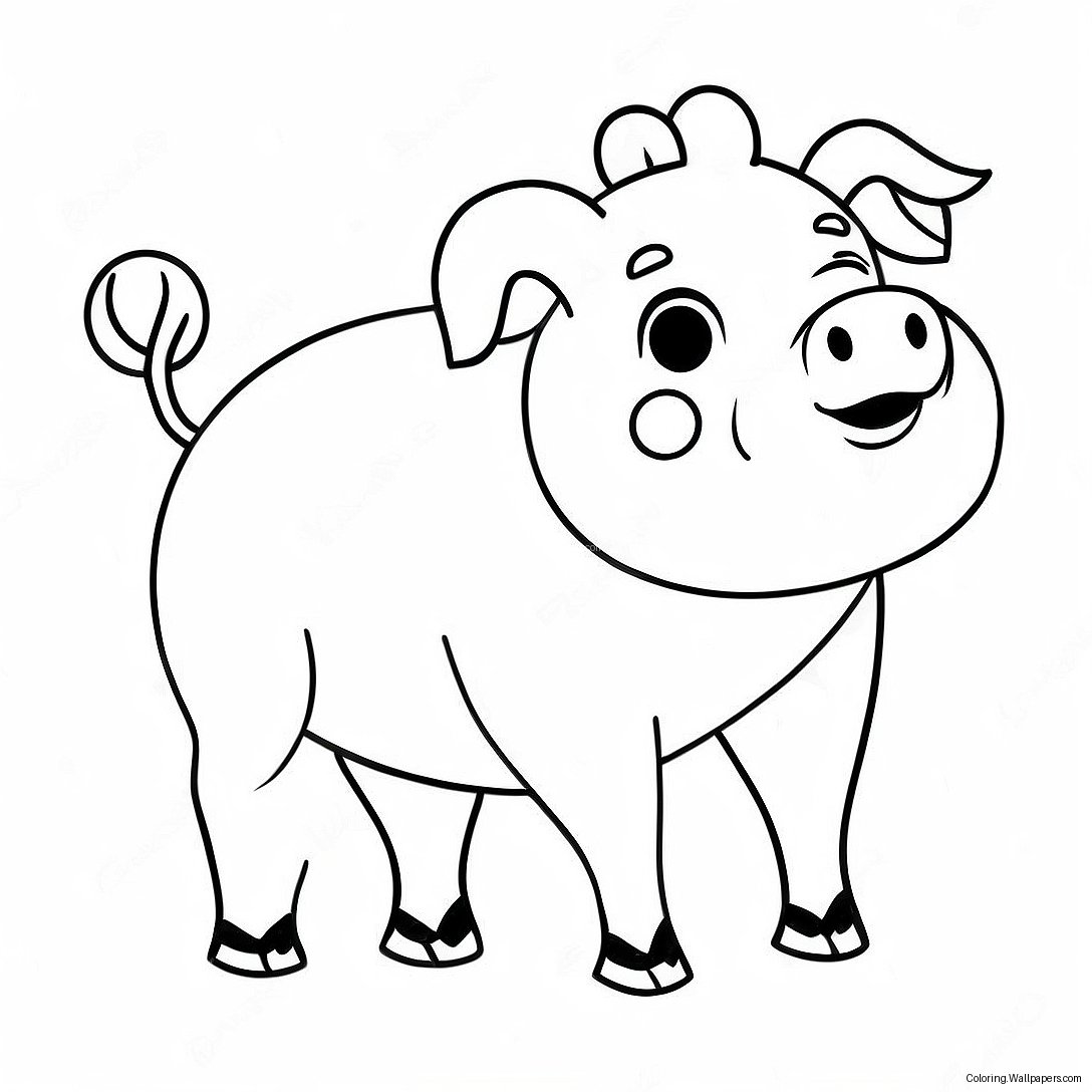 Wilbur The Pig Coloring Page 12455