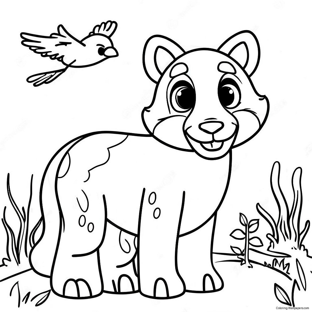 Wildlife Coloring Page 8598