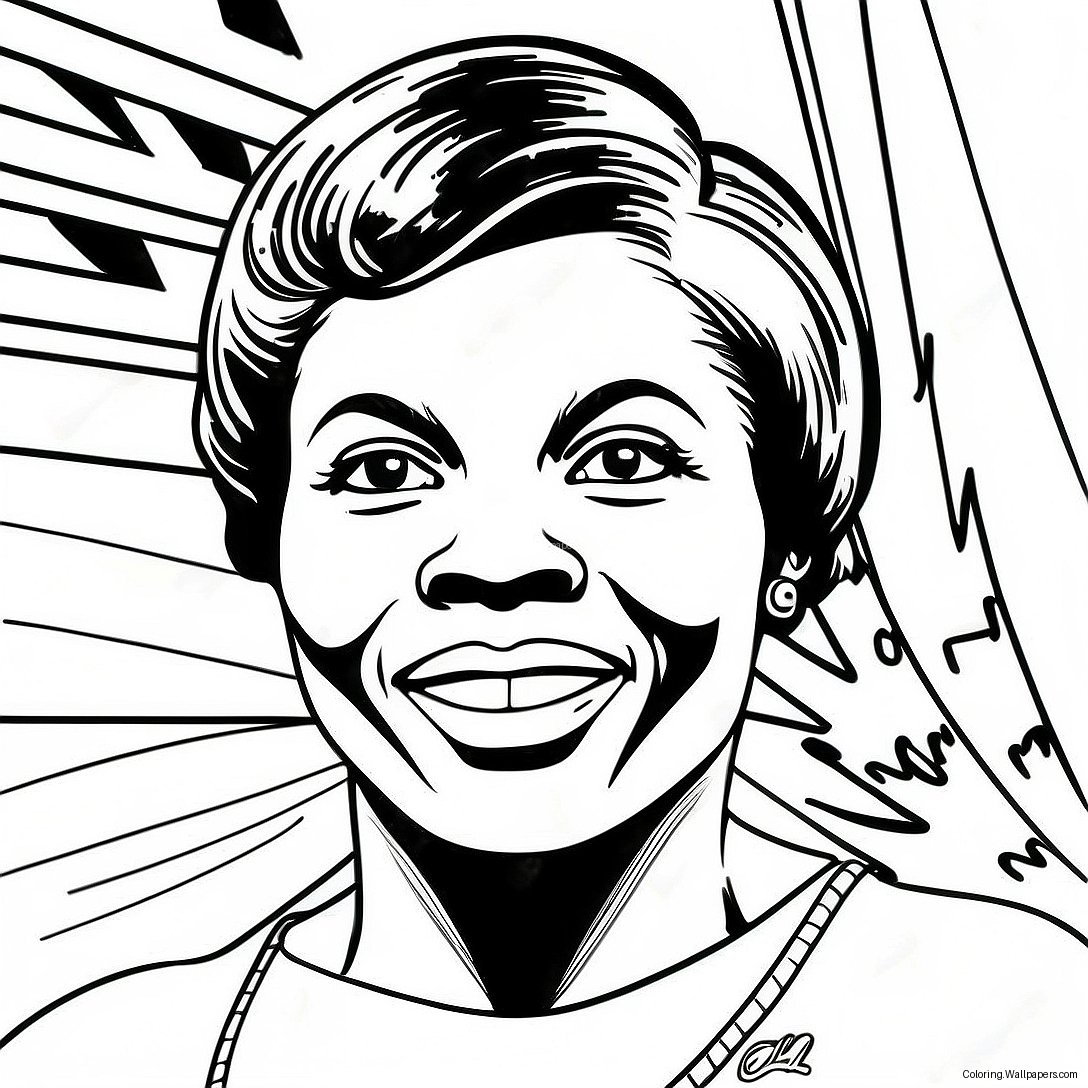 Wilma Rudolph Coloring Page 58982