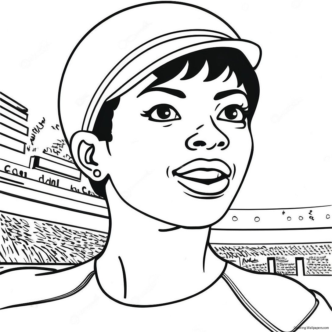 Wilma Rudolph Coloring Page 58983