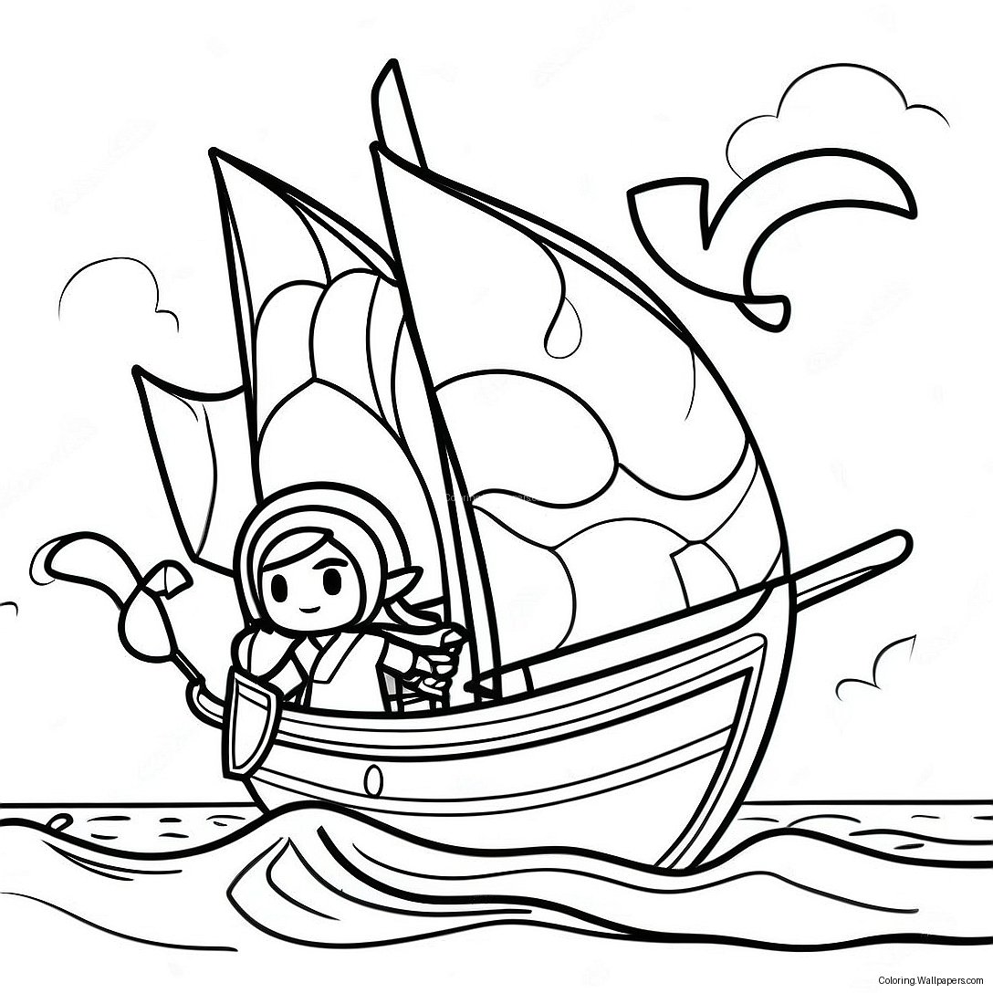 Wind Waker Página Para Colorir 55649