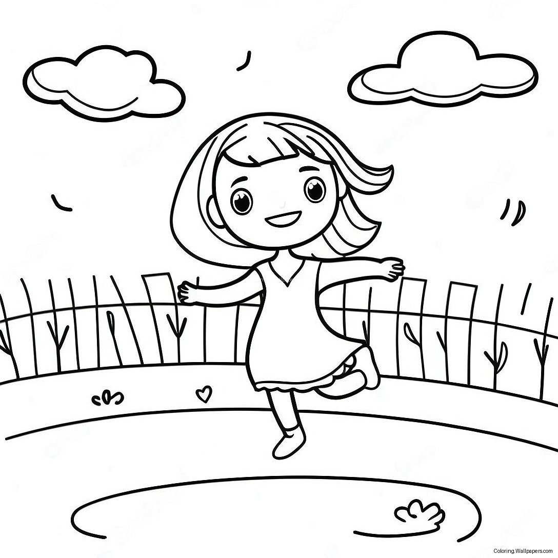 Windy Day Coloring Page 26727