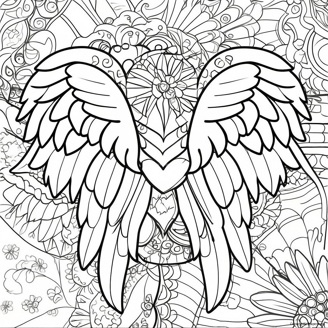 Wings Coloring Page 20413