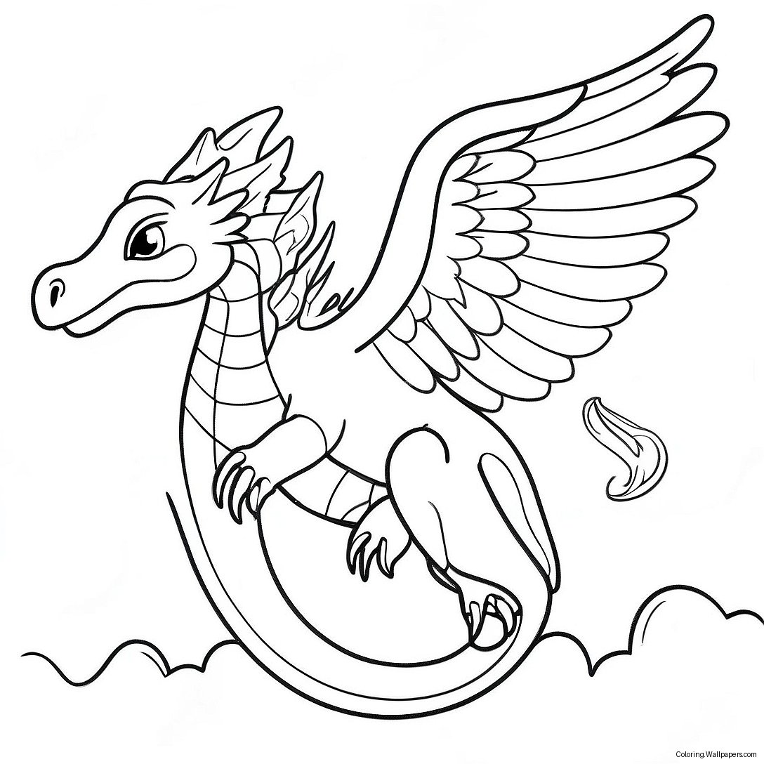 Wings Of Fire Seawing Coloring Page 22714