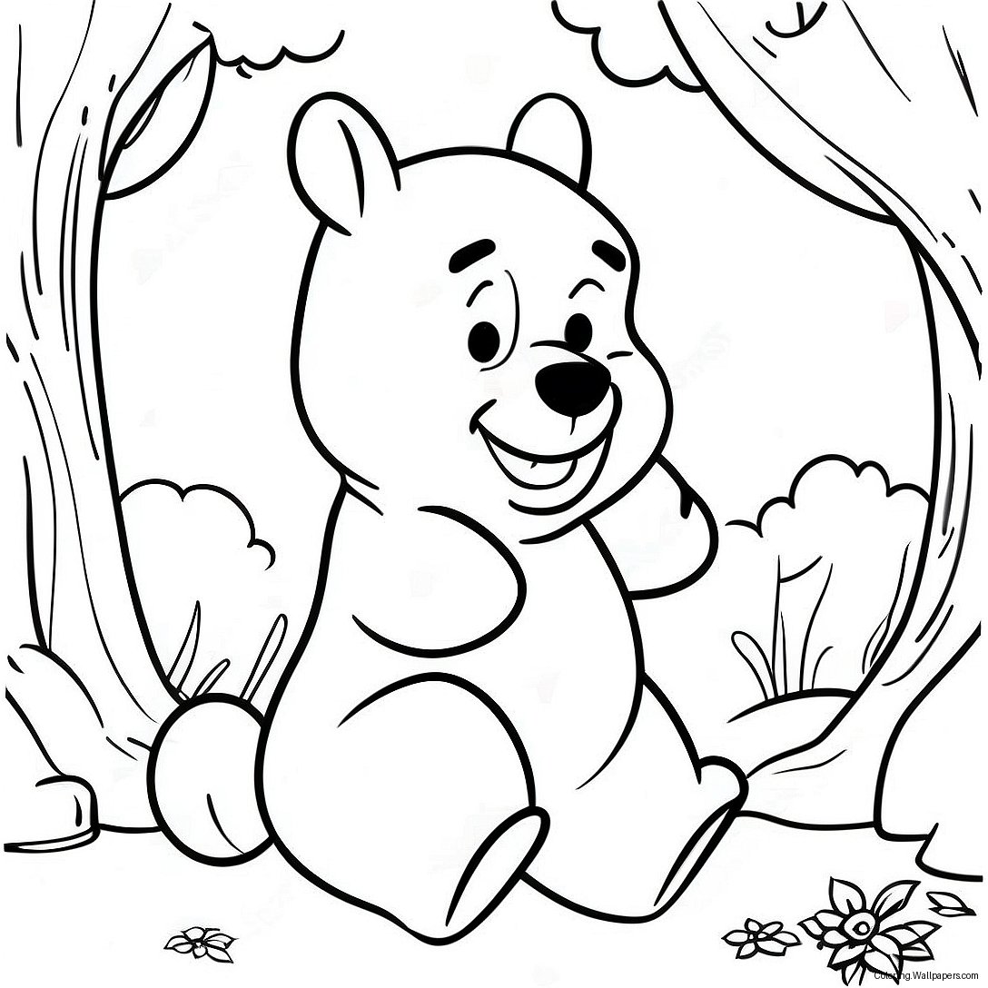 Winnie Puuh Herbst Ausmalbild 37991