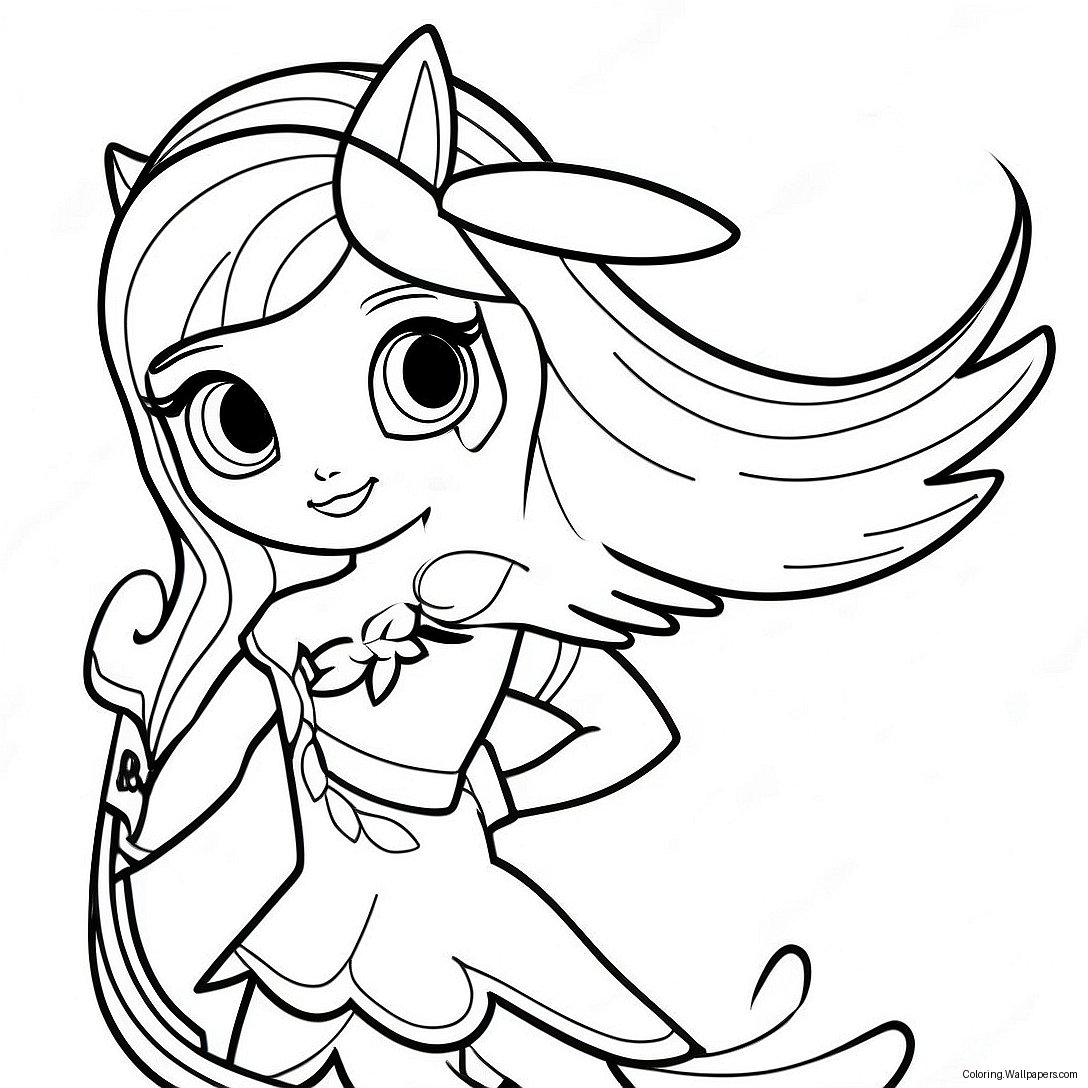 หน้าระบายสี Winx Club 9503