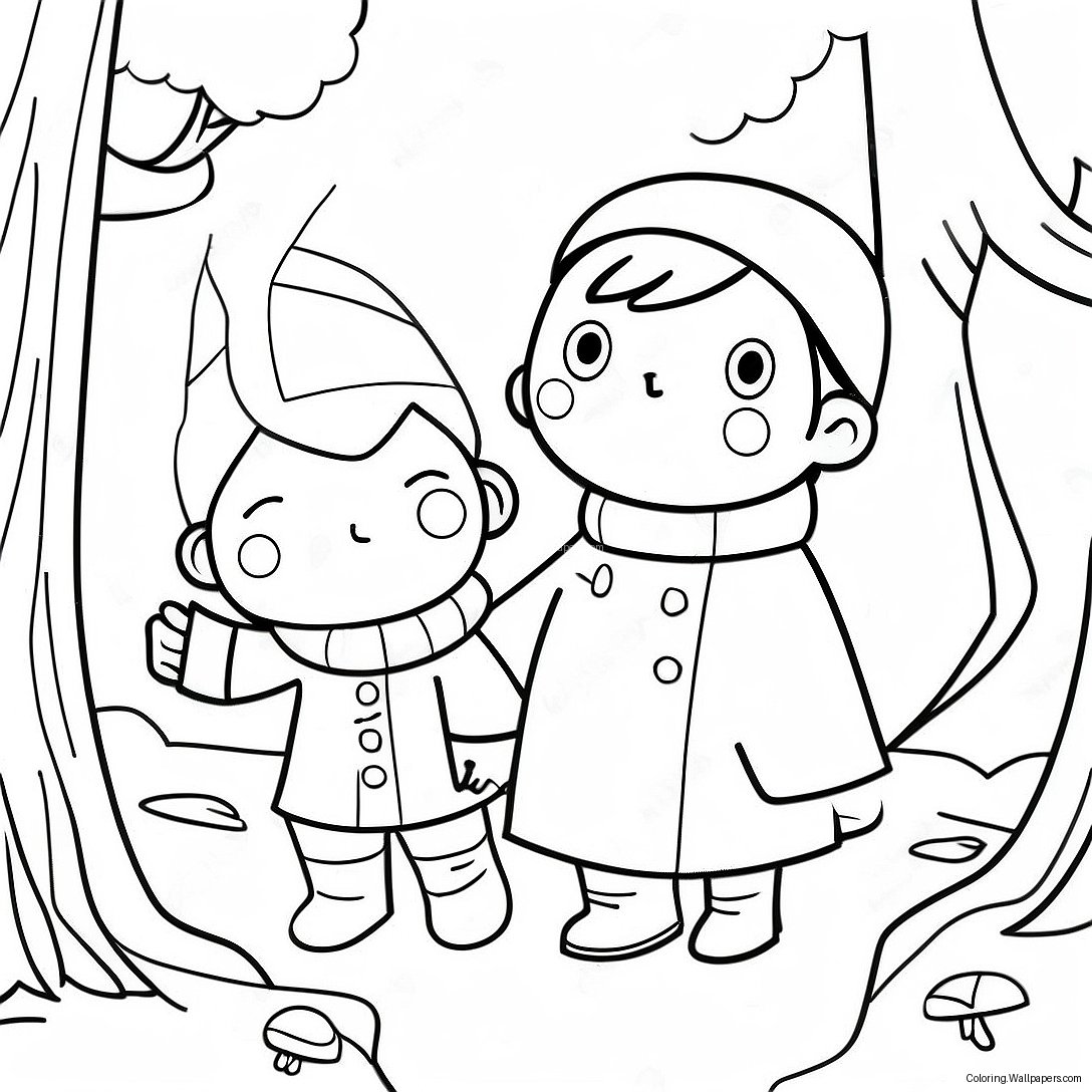 Wirt And Greg Adventurous Coloring Page 28466