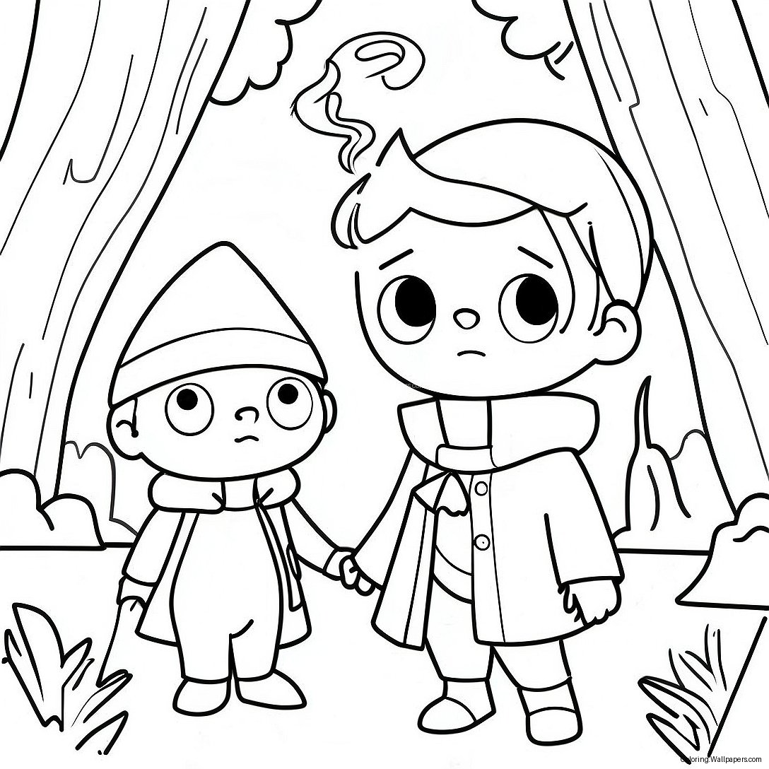 Wirt And Greg Adventurous Coloring Page 28467