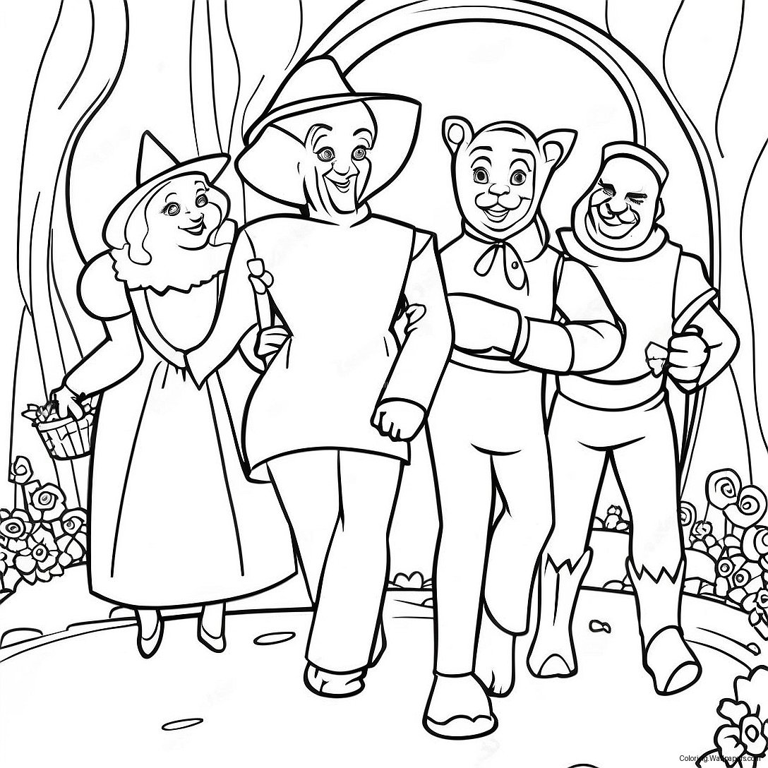 Wizard Of Oz Coloring Page 2299