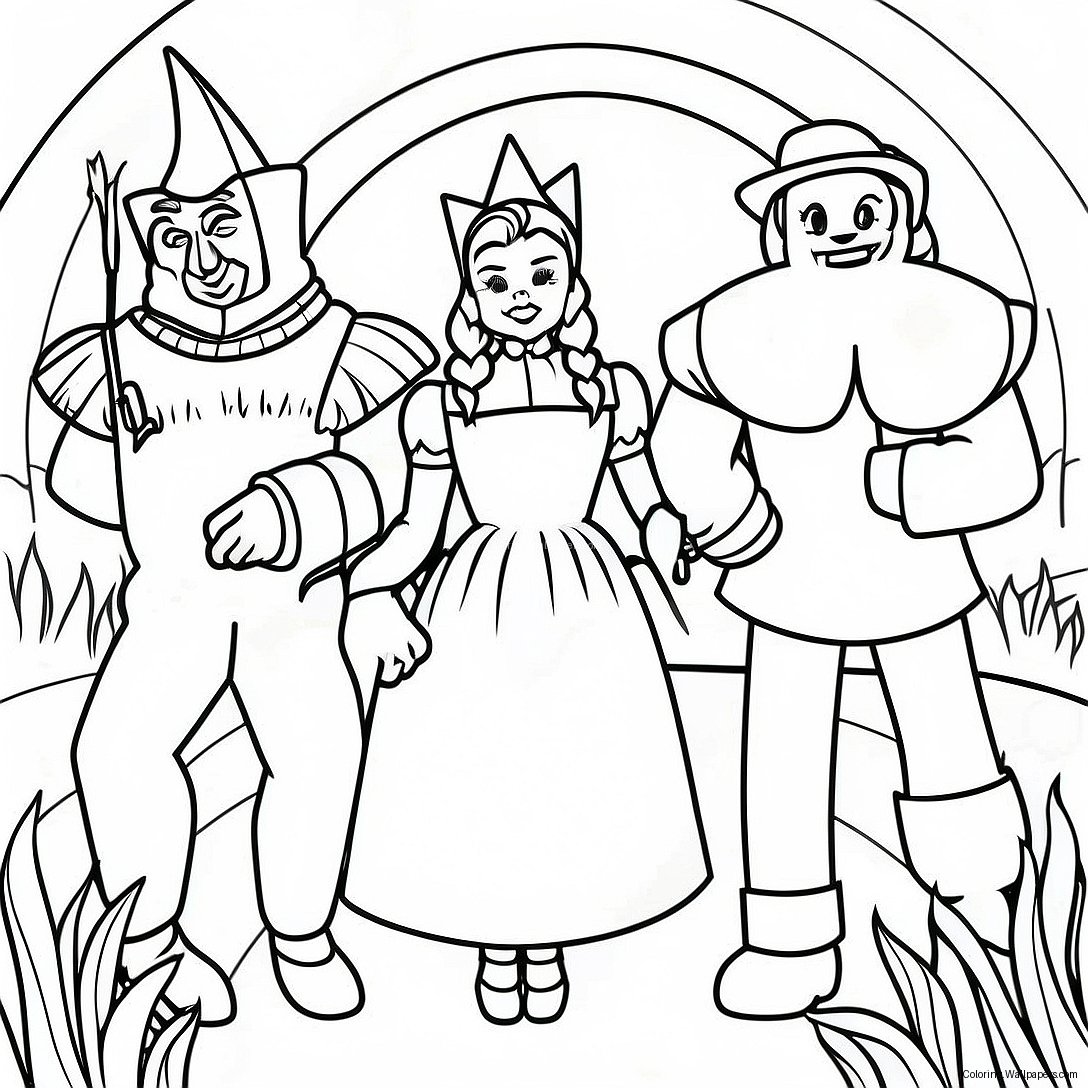 Wizard Of Oz Coloring Page 2300