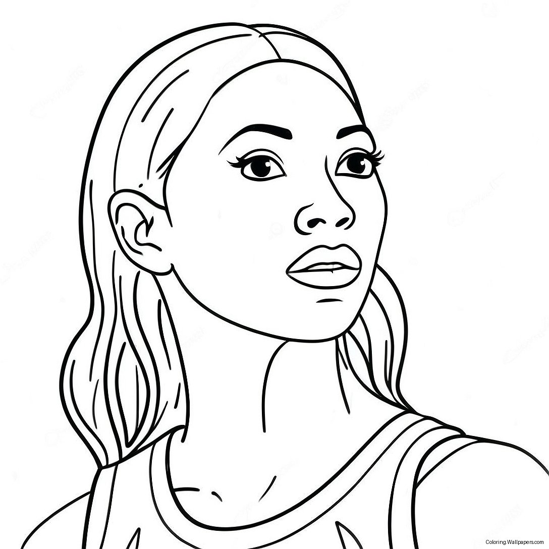 Wnba Coloring Page 24379