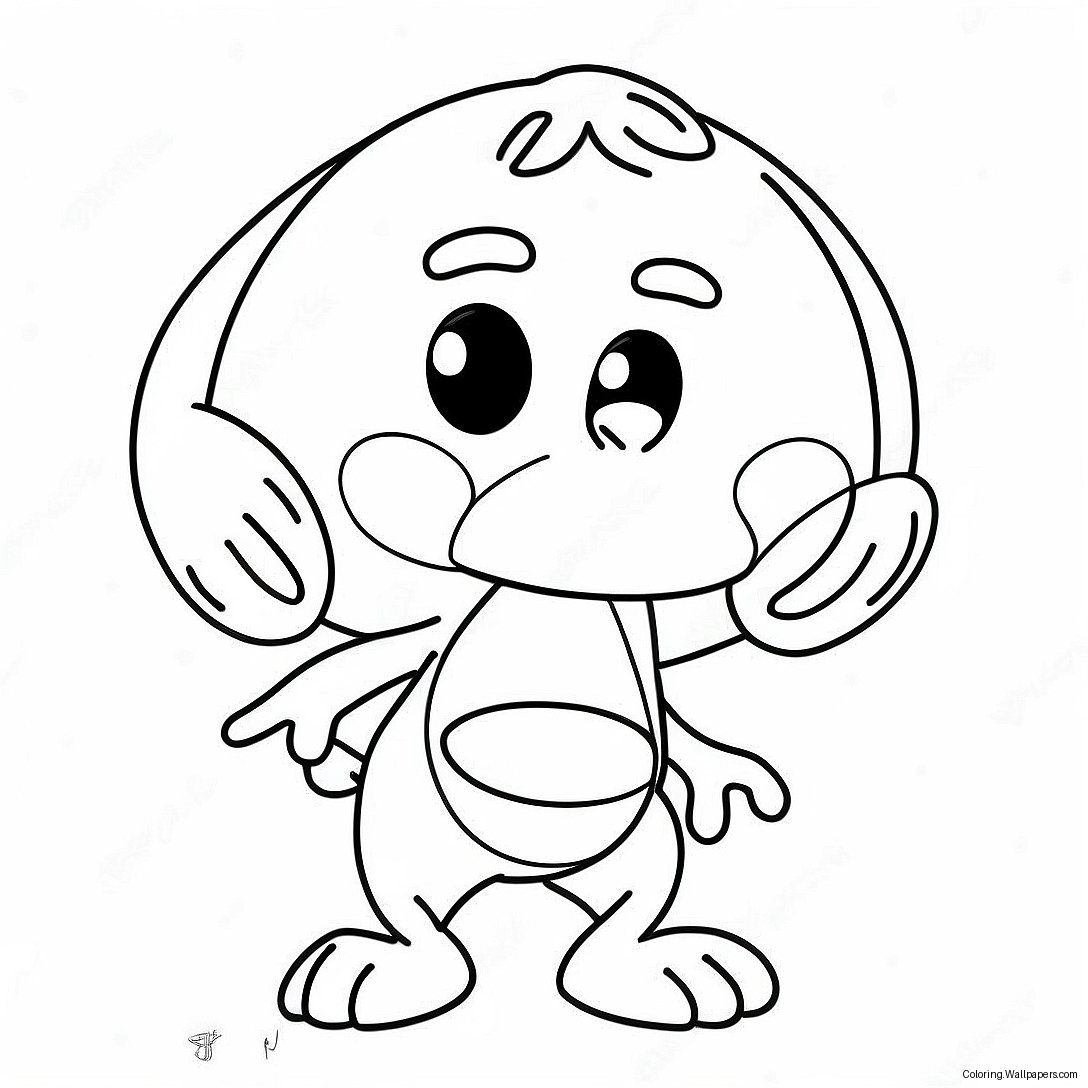 Wobbly Life Character Coloring Page 26119