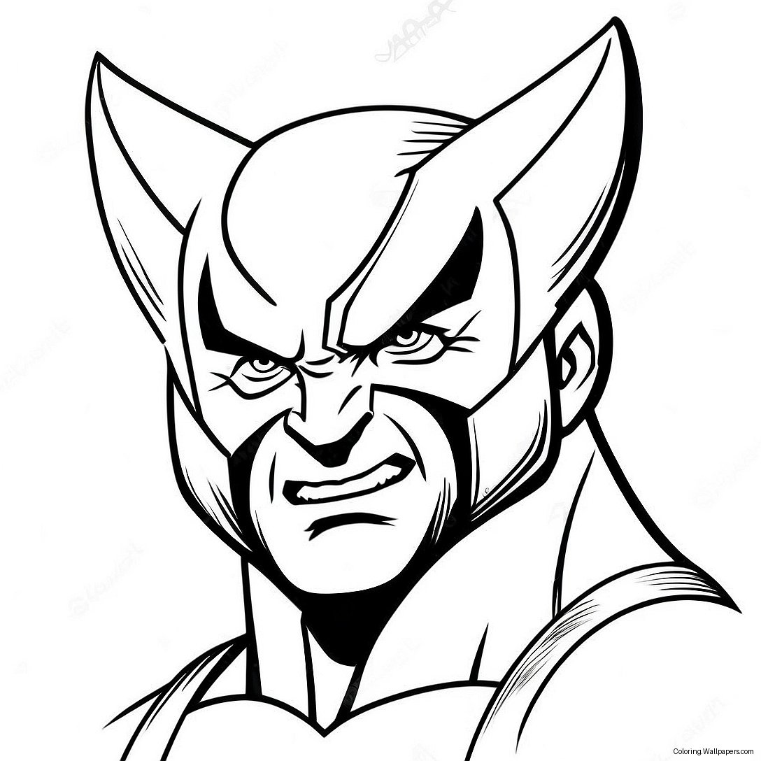 Wolverine Animal Coloring Page 41496