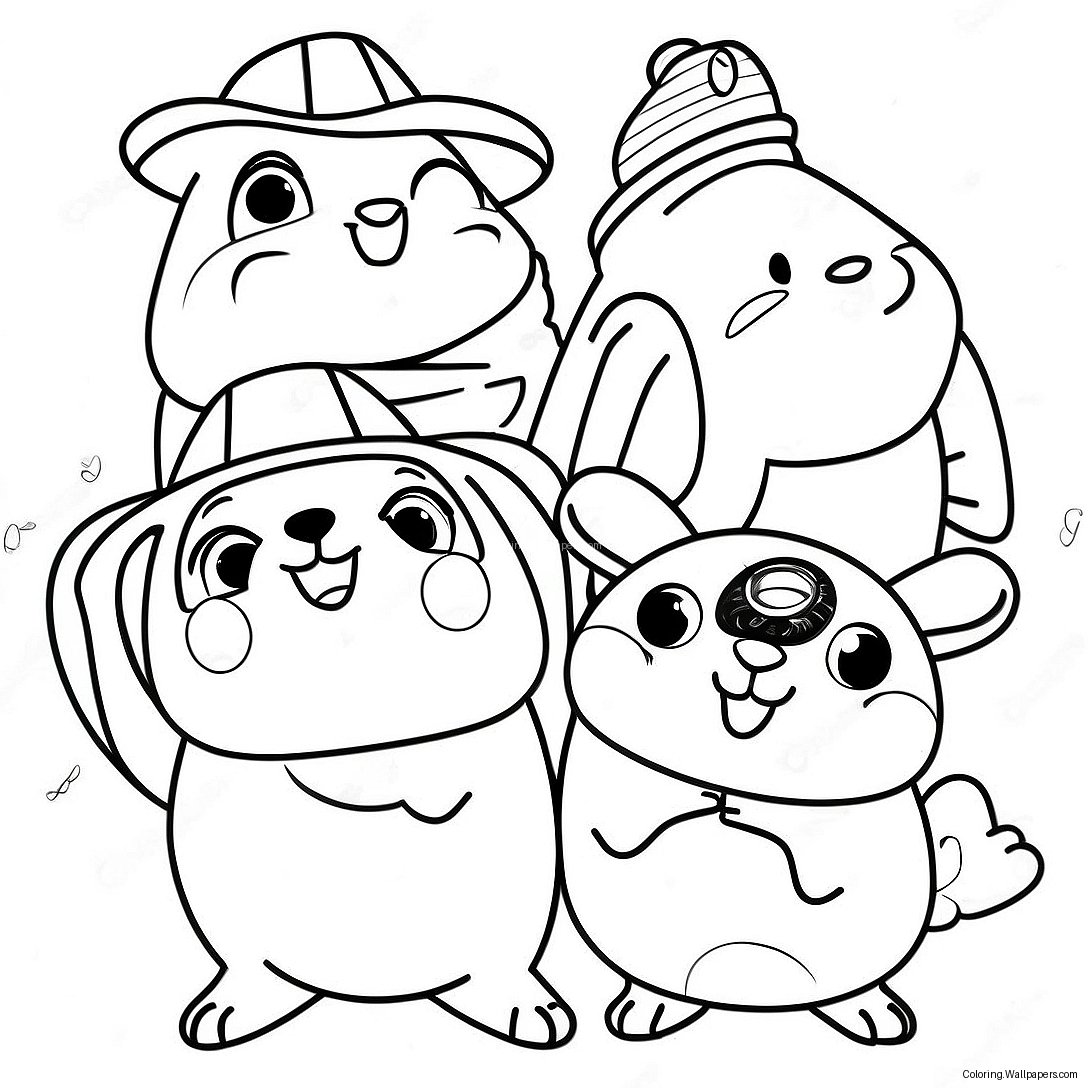 Wonder Pets Team Adventure Coloring Page 31619