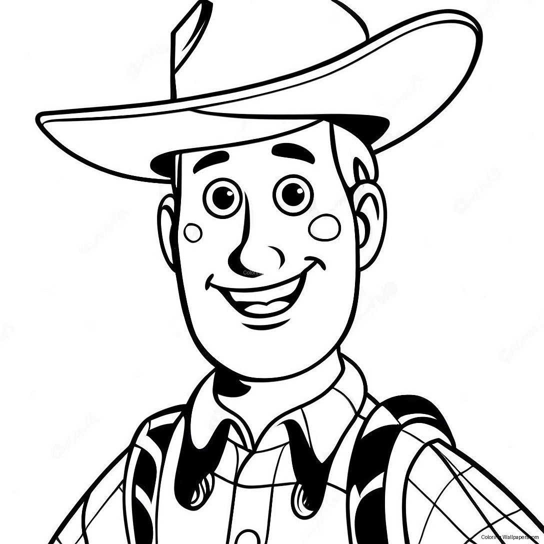 Woody Character Coloring Page 5480