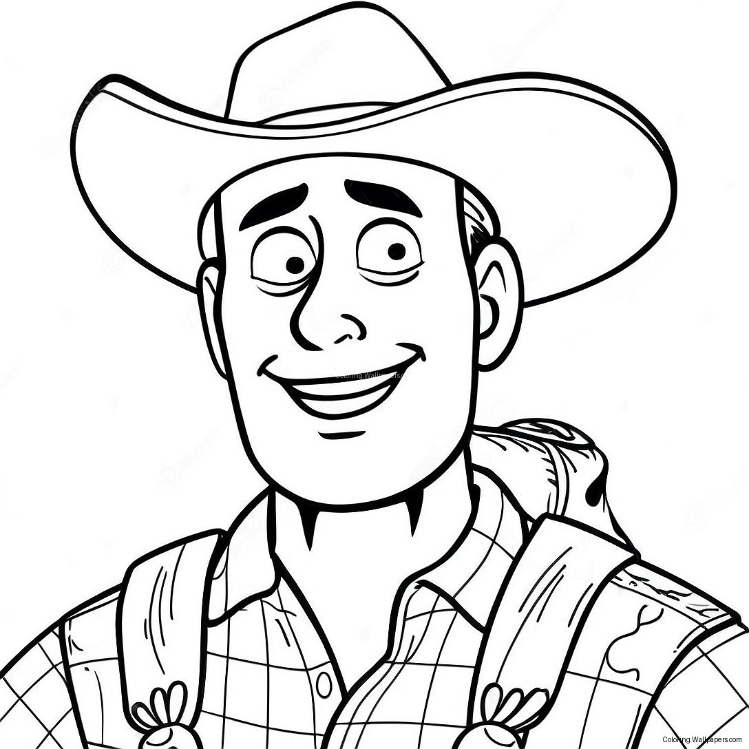 Woody Mit Cowboyhut Ausmalbild 5471