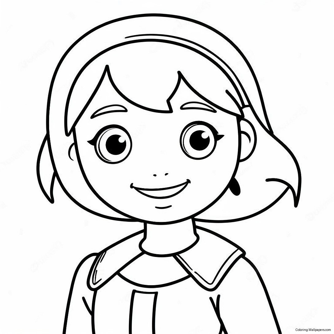 Word Girl Coloring Page 42706