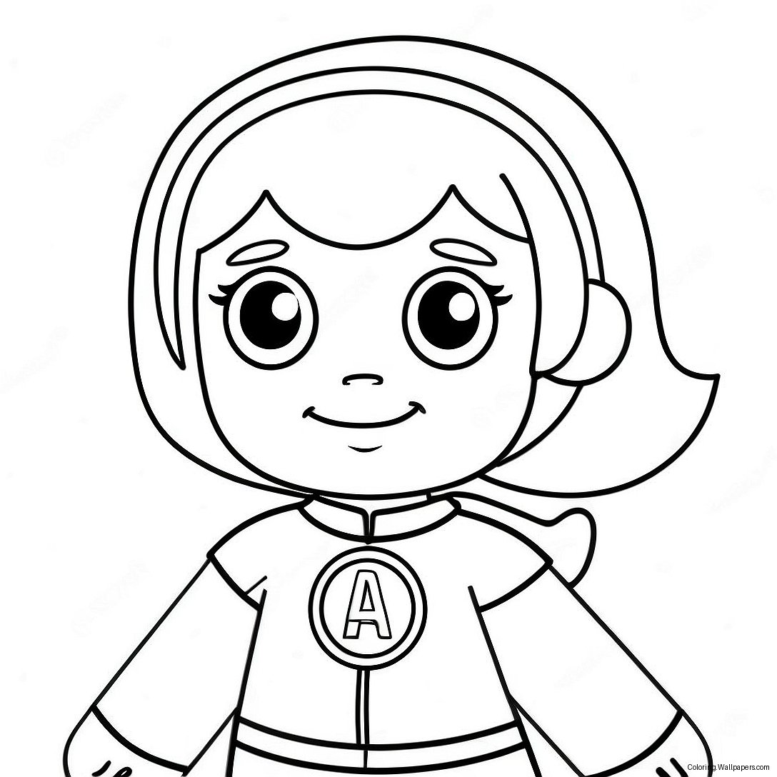 Wordgirl Coloring Page 52116