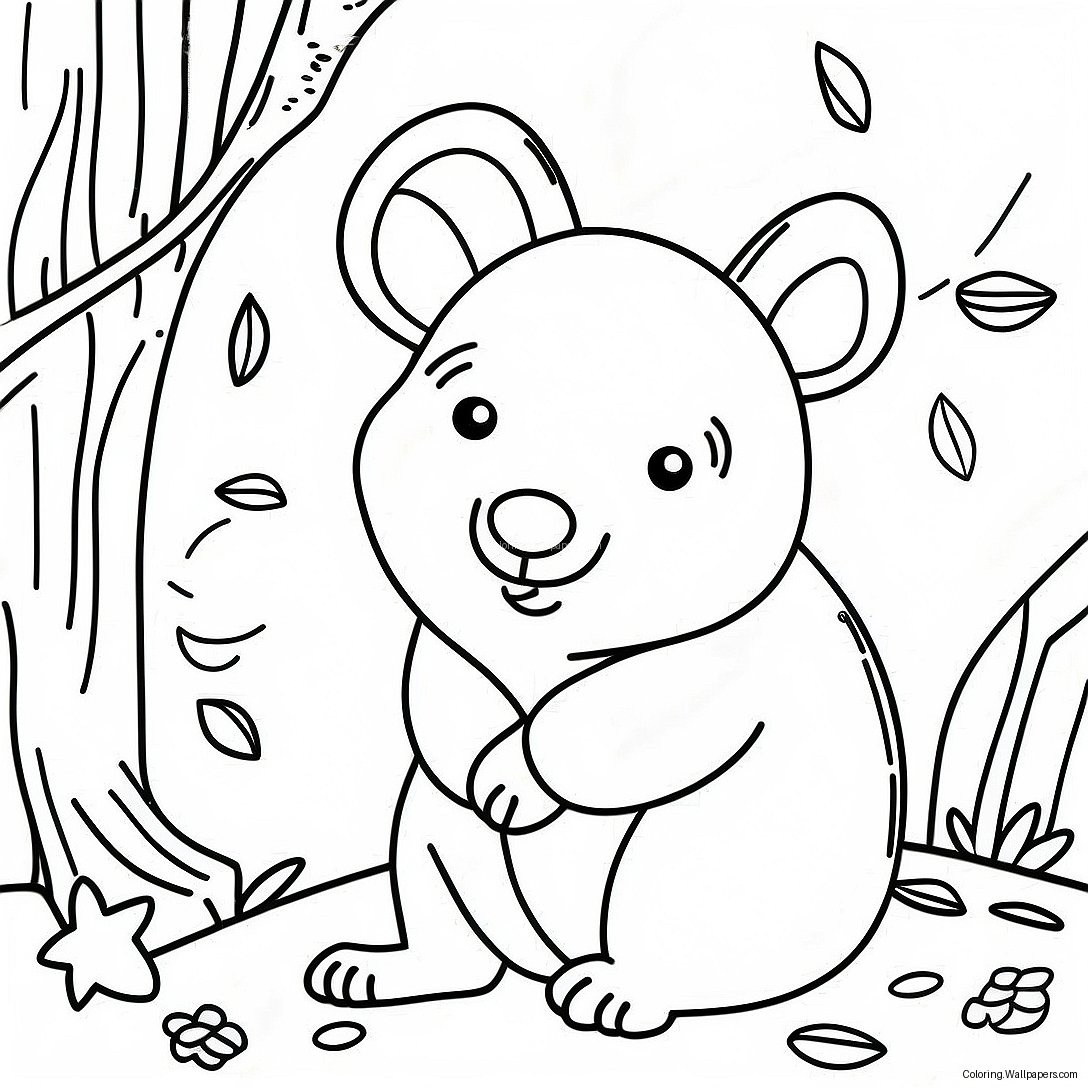 Work It Out Wombats Coloring Page 28589