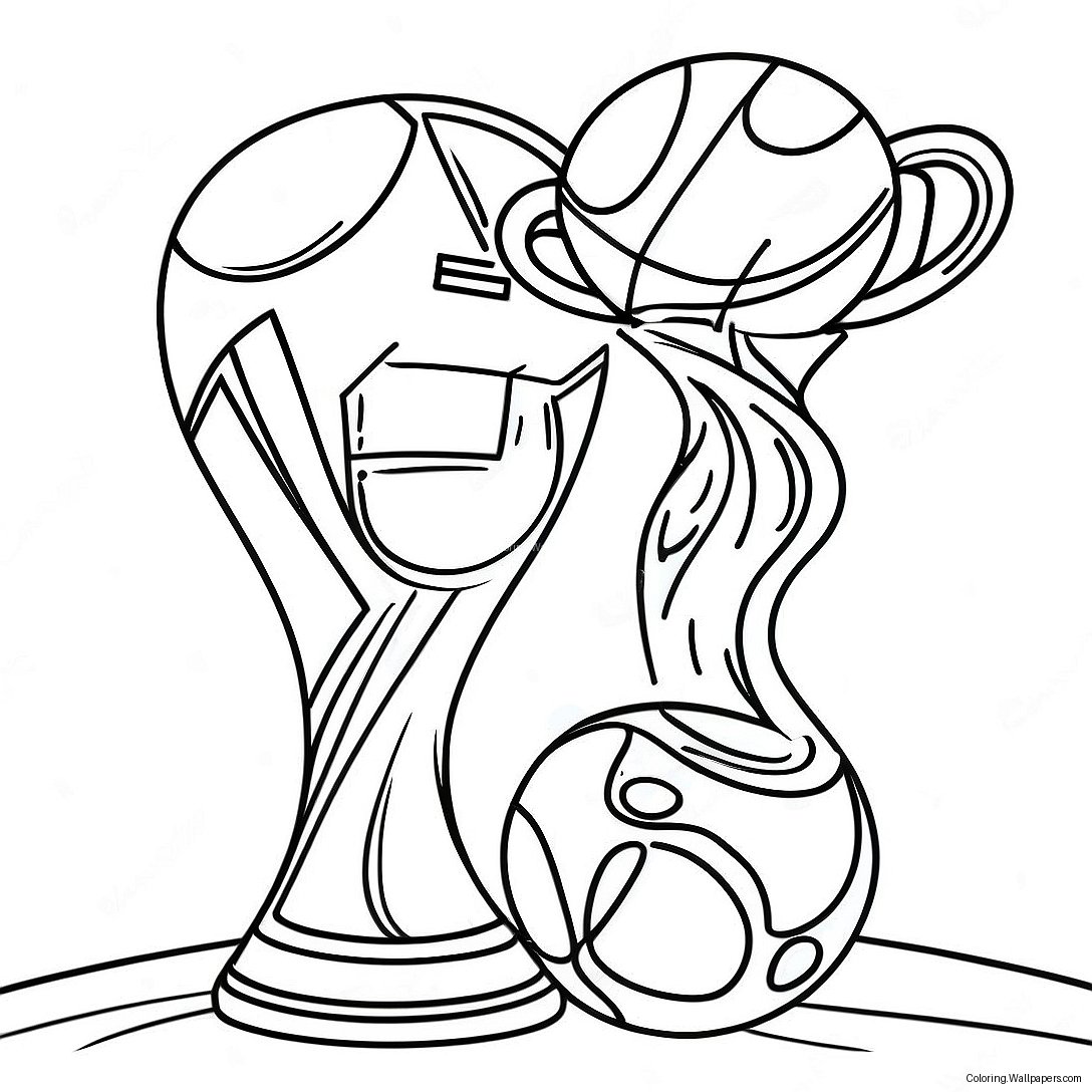 World Cup Soccer Coloring Page 18952