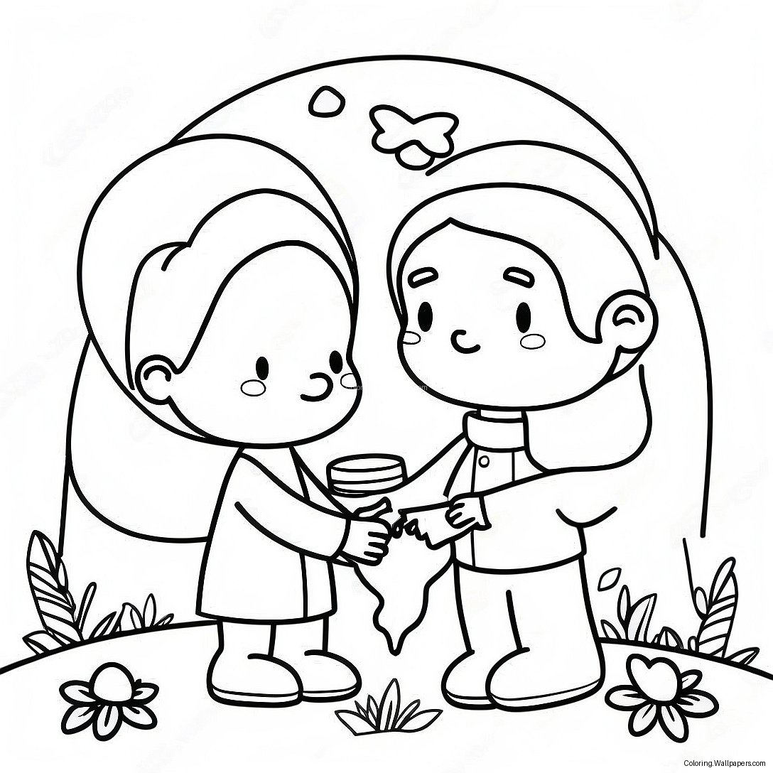 World Kindness Day Coloring Page 16878